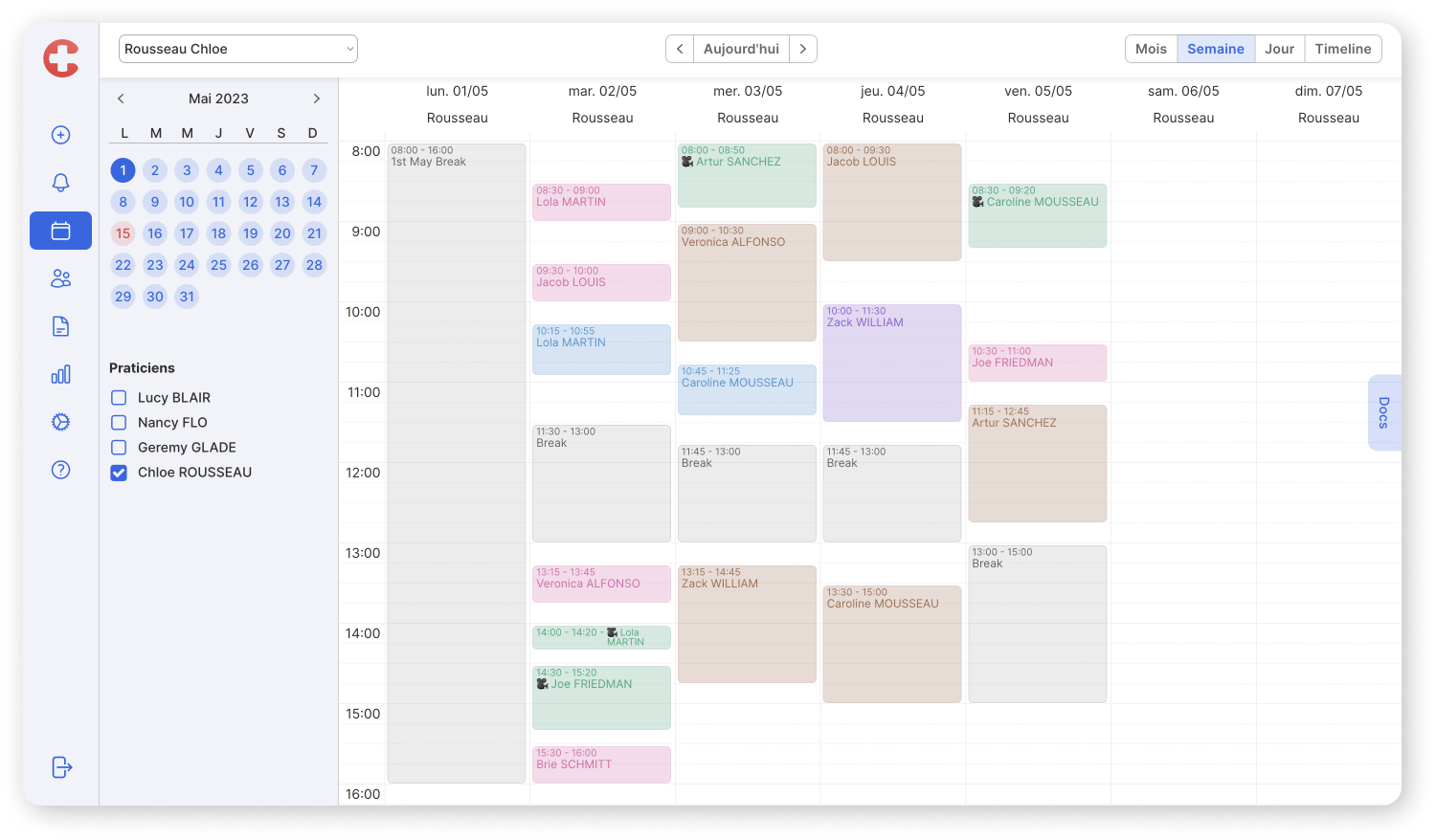 Schedule Screen